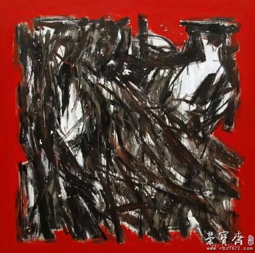 王冠英《魂牵no.5》150c150cm 布面油画
