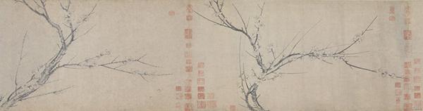 杨无咎《四梅花图》