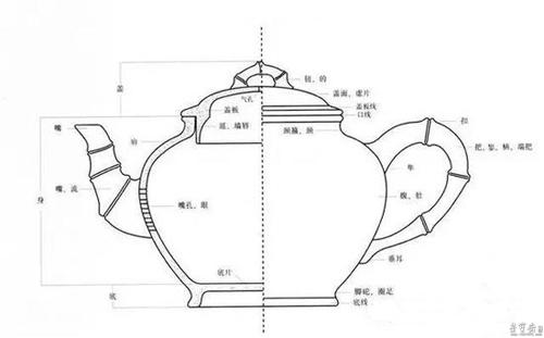 茶壶结构图