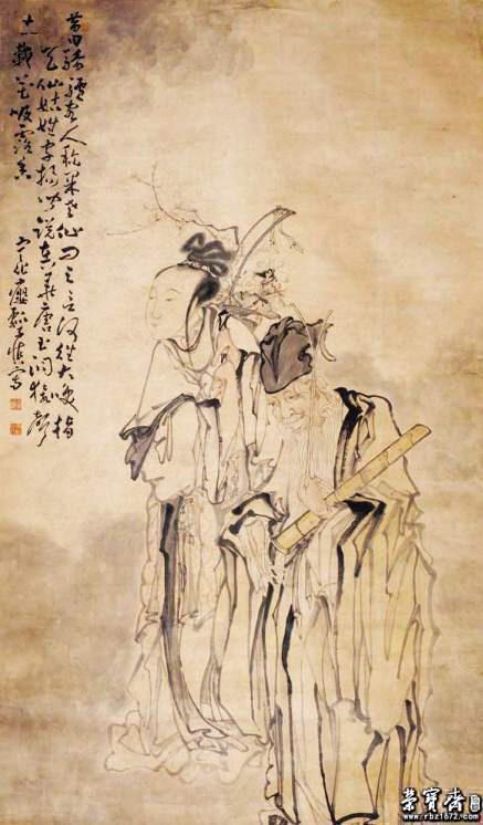 黄慎作品