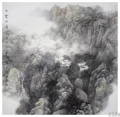 文房书画艺术品拍卖平台-汲古开今丨 观刘逊精笔山水
