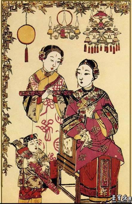 它和河南朱仙镇,天津杨柳青,山东潍坊,四川锦竹的木刻年画,并称为中国
