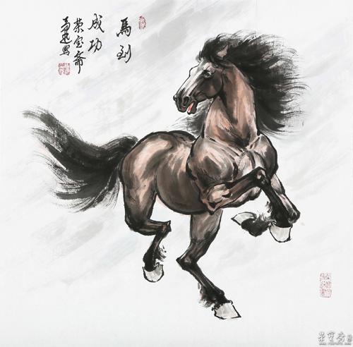 情绘草原丨马迅国画作品欣赏